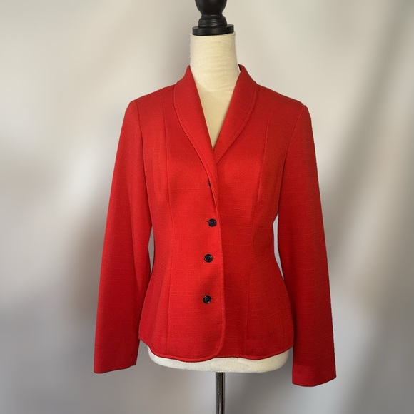 Jackets & Blazers - Vintage Lightweight Red Blazer Kay Windsor